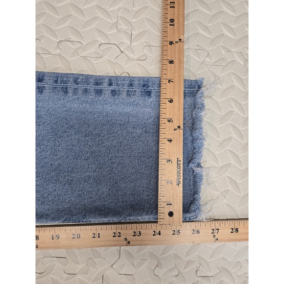 Citizens of Humanity Florence High Rise Straight Jeans Blue Raw Hem Womens 26 - Picture 13 of 13